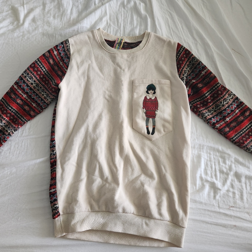 Cute knitted Long T shirt